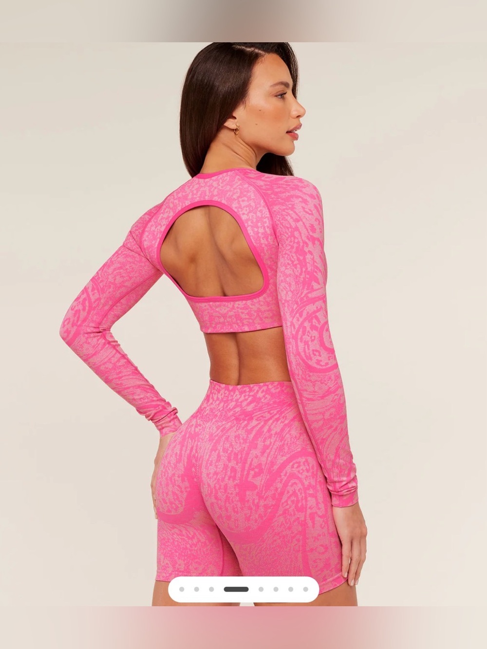 ADAPT ANIMAL X WHITNEY LONG SLEEVE CROP TOP Gymshark - Picture 3 of 5